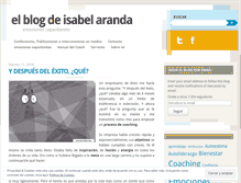 Tablet Screenshot of elblogdeisabelaranda.wordpress.com