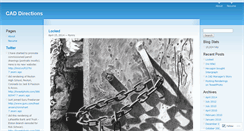 Desktop Screenshot of caddirections.wordpress.com