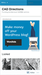 Mobile Screenshot of caddirections.wordpress.com