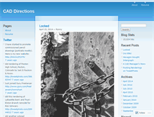 Tablet Screenshot of caddirections.wordpress.com