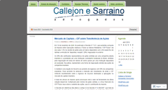 Desktop Screenshot of callejonesarraino.wordpress.com