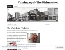 Tablet Screenshot of fishmarketdiary.wordpress.com