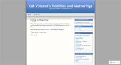 Desktop Screenshot of catvincent.wordpress.com