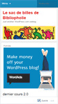 Mobile Screenshot of bibliopholie.wordpress.com