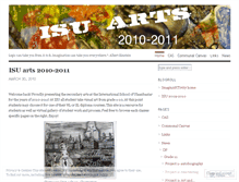 Tablet Screenshot of isuarts1011.wordpress.com