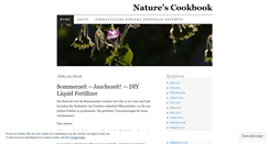 Desktop Screenshot of naturescookbook.wordpress.com