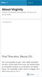 Mobile Screenshot of aboutvirginity.wordpress.com