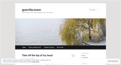 Desktop Screenshot of guerrillapoet.wordpress.com