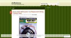 Desktop Screenshot of dollbabytoy.wordpress.com