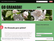 Tablet Screenshot of gogranada.wordpress.com