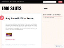 Tablet Screenshot of emosluts.wordpress.com