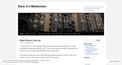 Desktop Screenshot of journalofamadwoman.wordpress.com