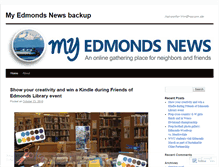 Tablet Screenshot of myedmondnews.wordpress.com