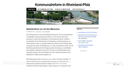 Desktop Screenshot of kommunalreform.wordpress.com