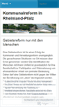 Mobile Screenshot of kommunalreform.wordpress.com