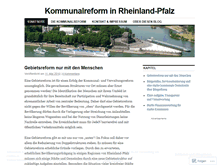 Tablet Screenshot of kommunalreform.wordpress.com