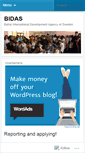 Mobile Screenshot of bidasweden.wordpress.com