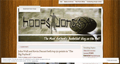 Desktop Screenshot of hoopsjones.wordpress.com