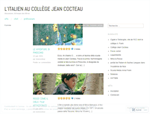 Tablet Screenshot of jeancocteau.wordpress.com