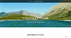 Desktop Screenshot of catatancintaabi.wordpress.com