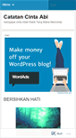 Mobile Screenshot of catatancintaabi.wordpress.com