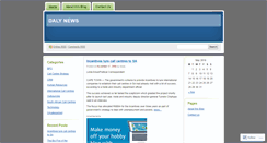 Desktop Screenshot of dalynews.wordpress.com
