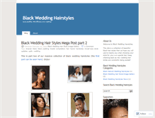 Tablet Screenshot of blackweddinghairstyles.wordpress.com