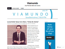 Tablet Screenshot of blogdoviamundo.wordpress.com