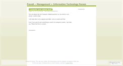 Desktop Screenshot of pravahshukla.wordpress.com