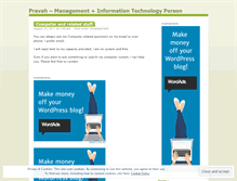 Tablet Screenshot of pravahshukla.wordpress.com