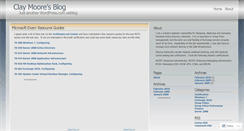 Desktop Screenshot of claymoore.wordpress.com
