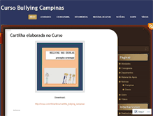 Tablet Screenshot of bullyingcampinas.wordpress.com