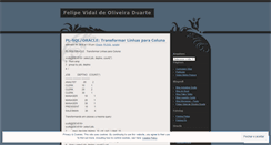 Desktop Screenshot of felipeduarteshimizu.wordpress.com