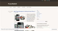 Desktop Screenshot of powerwallet.wordpress.com