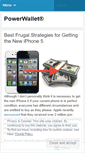 Mobile Screenshot of powerwallet.wordpress.com