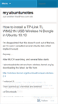 Mobile Screenshot of myubuntunotes.wordpress.com