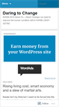 Mobile Screenshot of daringtochange.wordpress.com