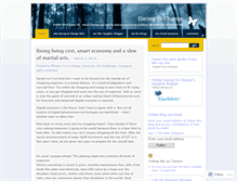 Tablet Screenshot of daringtochange.wordpress.com