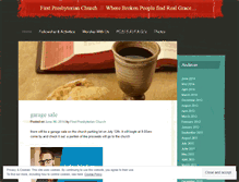 Tablet Screenshot of firstpresbeebe.wordpress.com