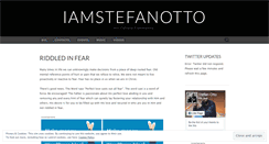 Desktop Screenshot of iamstefanotto.wordpress.com