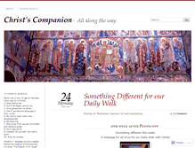 Tablet Screenshot of christscompanion.wordpress.com