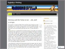 Tablet Screenshot of bloggingbigfella.wordpress.com