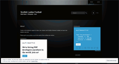 Desktop Screenshot of ladiesoffootball.wordpress.com