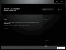 Tablet Screenshot of ladiesoffootball.wordpress.com