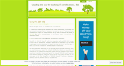 Desktop Screenshot of getexam.wordpress.com