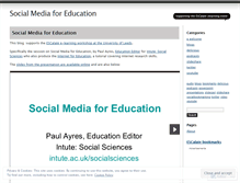 Tablet Screenshot of escelearn.wordpress.com