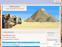 Tablet Screenshot of fisikonannie.wordpress.com