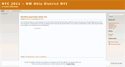 Desktop Screenshot of nyc2011.wordpress.com