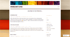 Desktop Screenshot of angelinetjung.wordpress.com