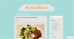 Desktop Screenshot of bicyclebelly.wordpress.com